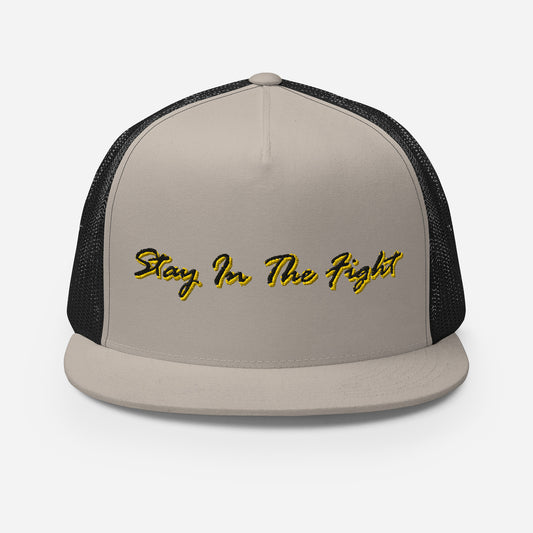 Stay In The Fight Snapback - Grey/Black